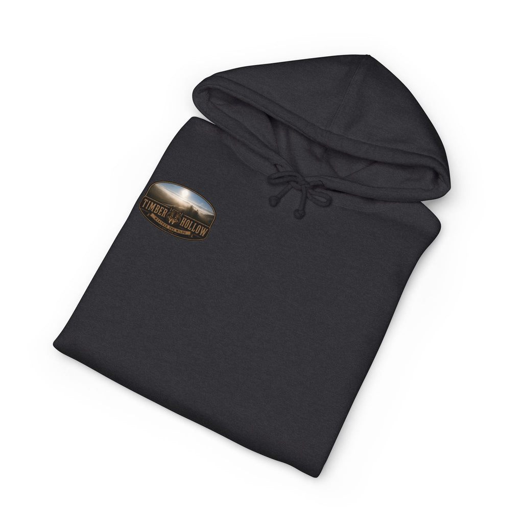 Forest Escape Hoodie — "And into the Forest I go..." Cozy Nature Quote Sweatshirt
